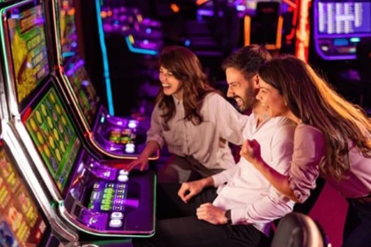 okjl apk Casino lobby showing live dealer and slot game categories on mobile